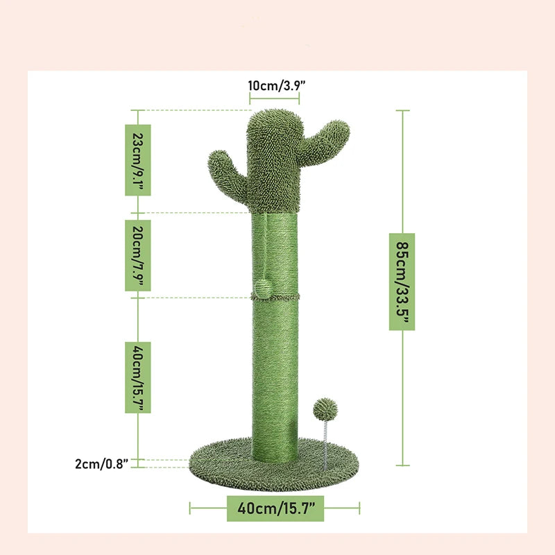 Best Cat Tree Tower Furniture with Hammock Small Cactus Mushroom