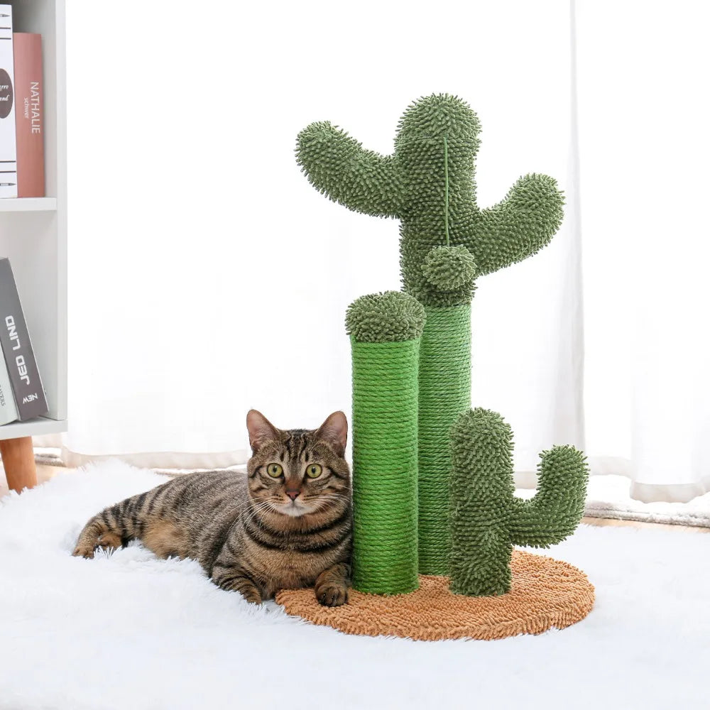 Best Cat Tree Tower Furniture with Hammock Small Cactus Mushroom