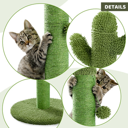 Best Cat Tree Tower Furniture with Hammock Small Cactus Mushroom