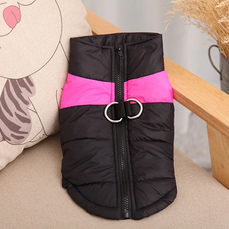 Warm Winter Pet Dog Coat – Waterproof Vest for Small, Medium, and Large Dogs