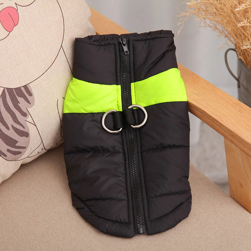 Warm Winter Pet Dog Coat – Waterproof Vest for Small, Medium, and Large Dogs