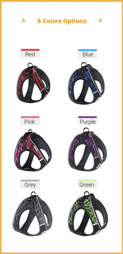 Reflective Sport Dog Vest Harness – Adjustable and Comfortable