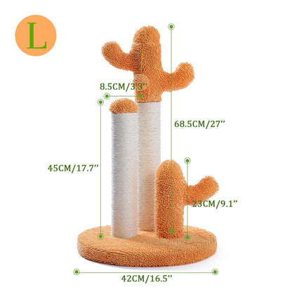 Best Cat Tree Tower Furniture with Hammock Small Cactus Mushroom