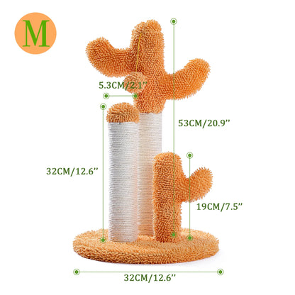 Best Cat Tree Tower Furniture with Hammock Small Cactus Mushroom