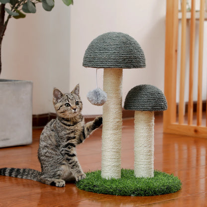 Best Cat Tree Tower Furniture with Hammock Small Cactus Mushroom