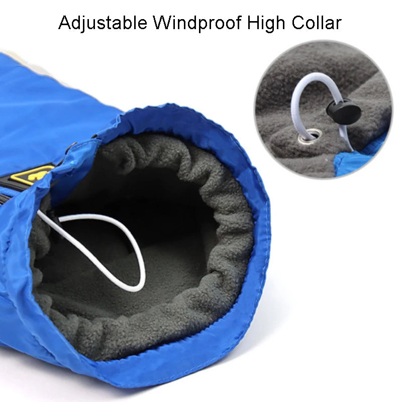 Waterproof Dog Winter Jacket - Reflective & Warm