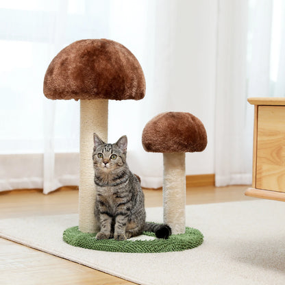 Best Cat Tree Tower Furniture with Hammock Small Cactus Mushroom