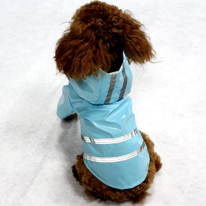 Waterproof Dog Raincoat - Reflective and Comfortable