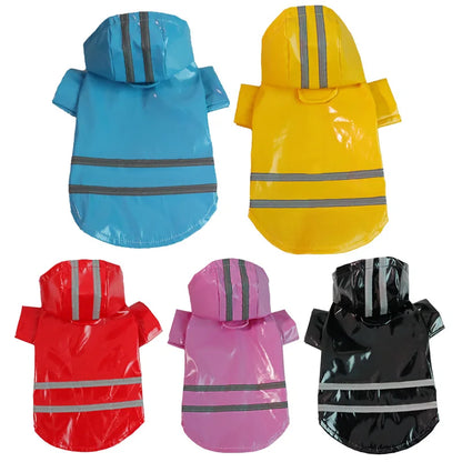 Waterproof Dog Raincoat - Reflective and Comfortable