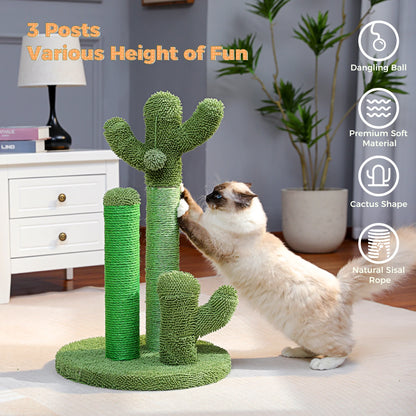 Best Cat Tree Tower Furniture with Hammock Small Cactus Mushroom