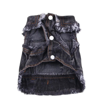 Dog Jeans Jacket Denim Coat Vest