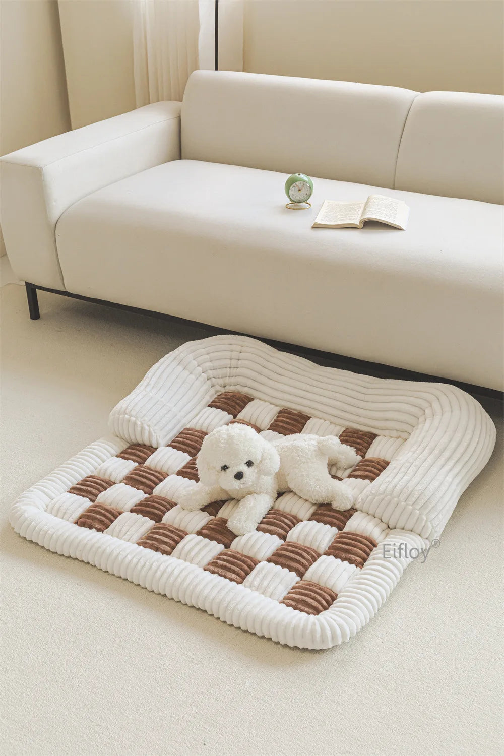 Modern Velvet Thick Dog Mats – Comfortable & Anti-Slip Pet Bed Covers