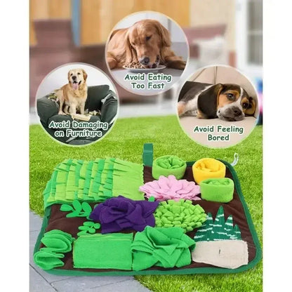 Pet Dogs Snuffle Mat - Interactive Feeding Toy