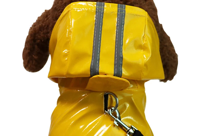 Waterproof Dog Raincoat - Reflective and Comfortable