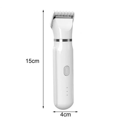 4-In-1 Pet Grooming Set – Rechargeable Low-Noise Clippers with 4 Blades