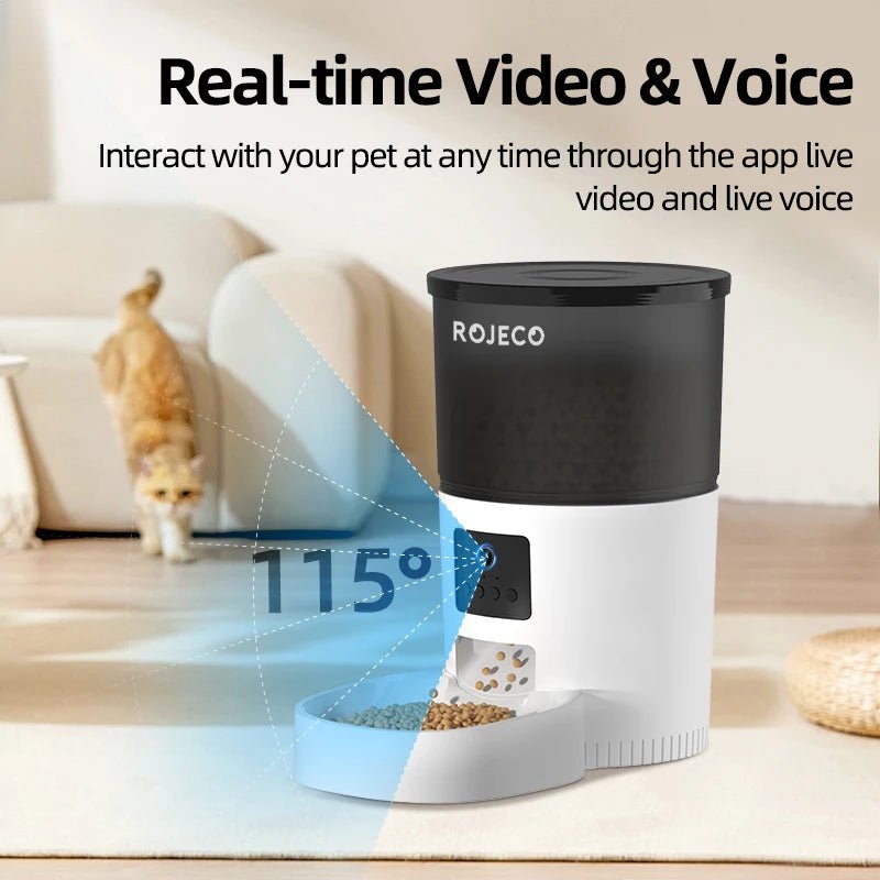 Automatic Pet Feeder with Camera & Voice