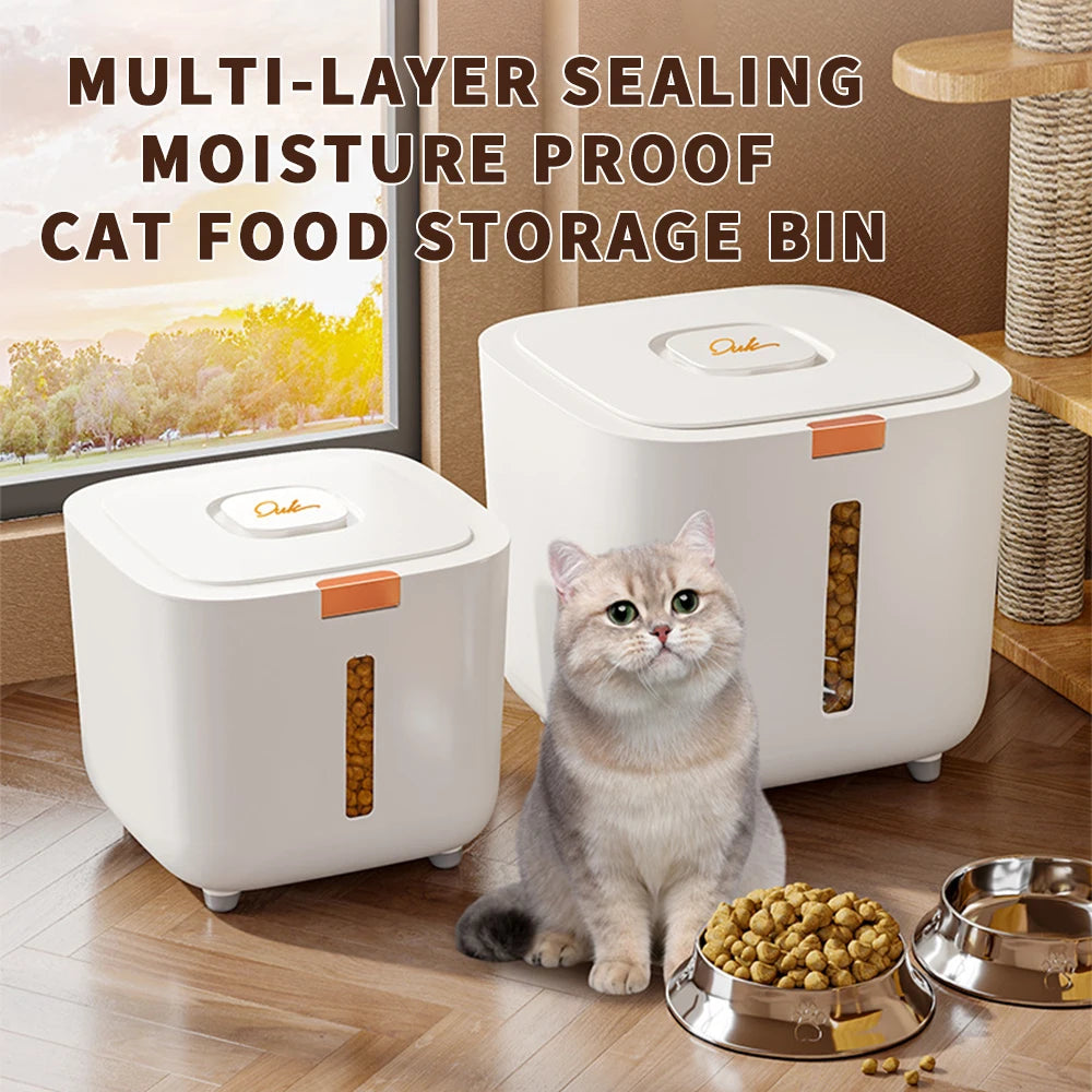 Modern Style Pet Food Storage Barrel – Large Capacity &amp; Moisture-Proof