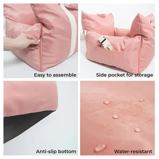 Waterproof Pet Car Seat Bed