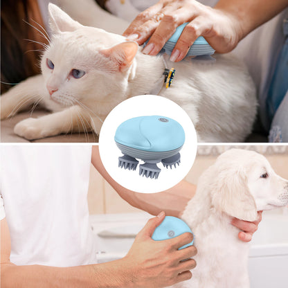 Handheld Electric Cat Massager – Pet Relaxation & Hair Growth Tool