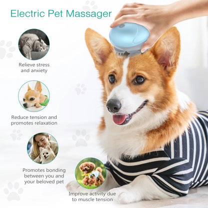 Handheld Electric Cat Massager – Pet Relaxation & Hair Growth Tool