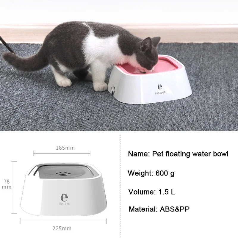 Non-Splash Portable Pet Water Bowl