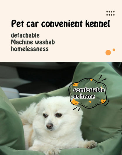 Waterproof Pet Car Seat Bed