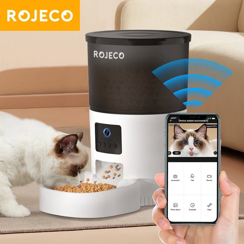 Automatic Pet Feeder with Camera & Voice