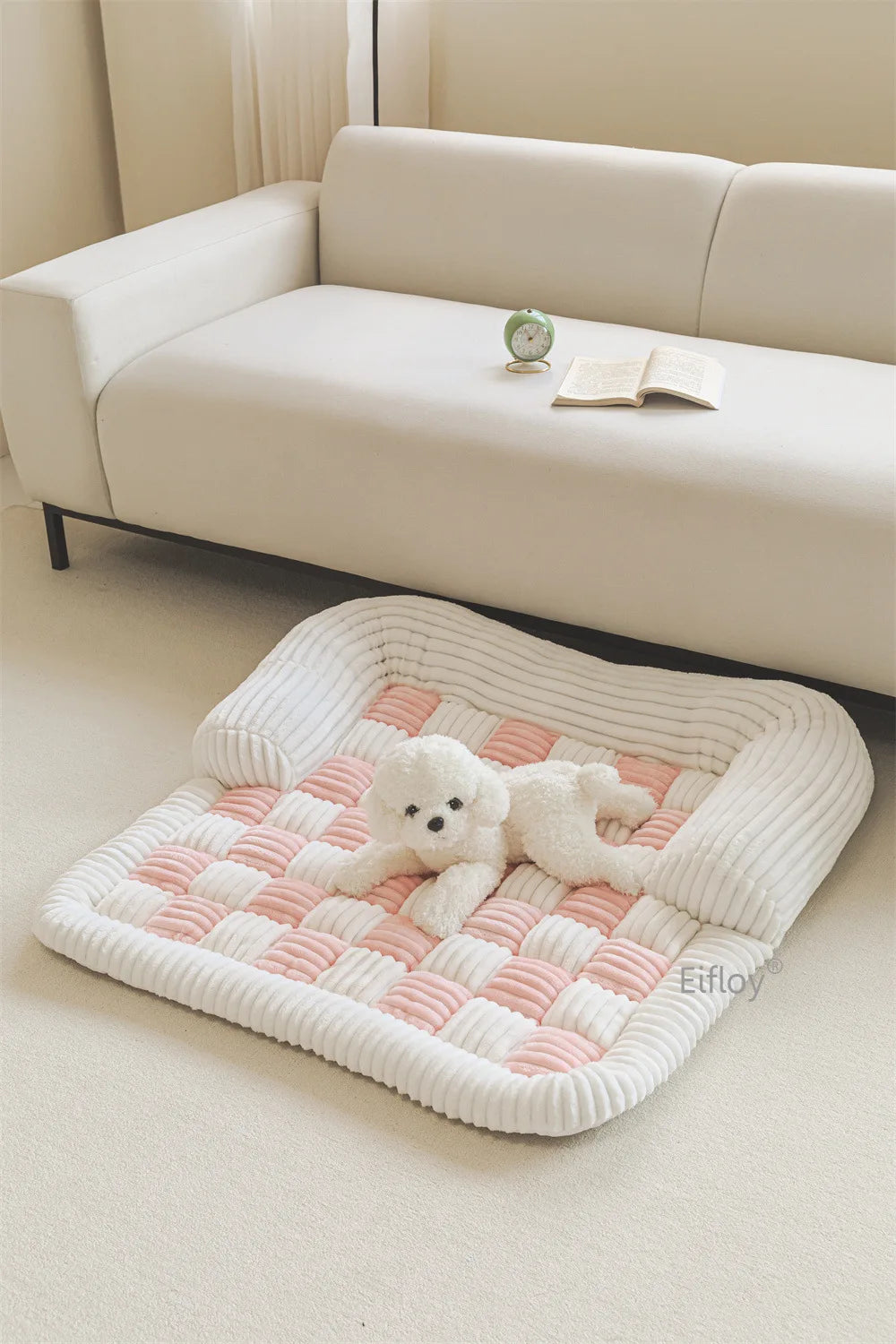 Modern Velvet Thick Dog Mats – Comfortable & Anti-Slip Pet Bed Covers