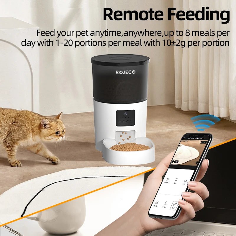 Automatic Pet Feeder with Camera & Voice