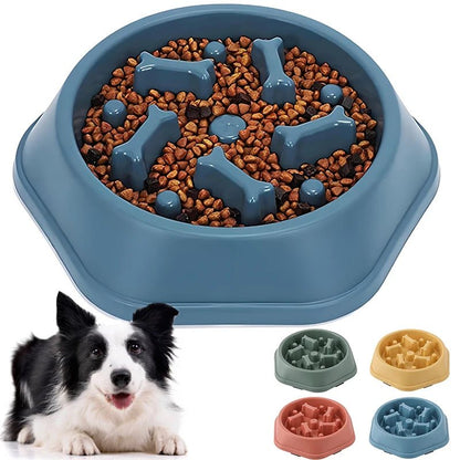 Anti-Choking Slow Feeder Dog Bowl - Promote Healthy Eating for Small Dogs