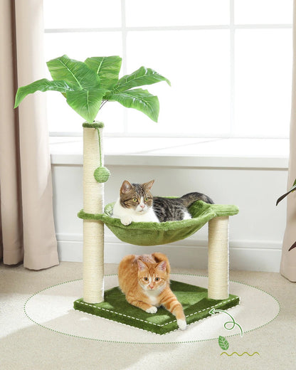 Best Cat Tree Tower Furniture with Hammock Small Cactus