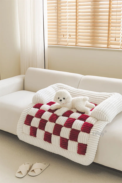 Modern Velvet Thick Dog Mats – Comfortable & Anti-Slip Pet Bed Covers