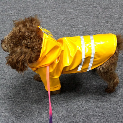 Waterproof Dog Raincoat - Reflective and Comfortable