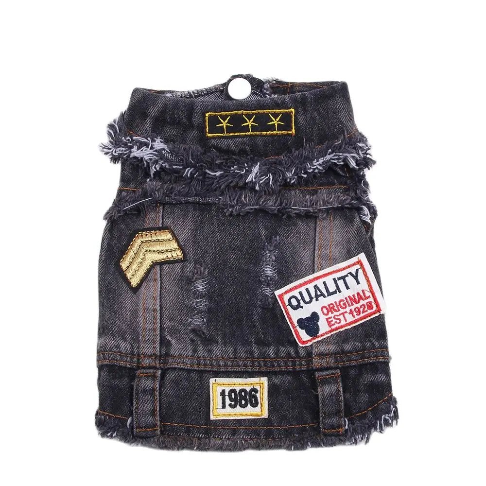 Dog Jeans Jacket Denim Coat Vest