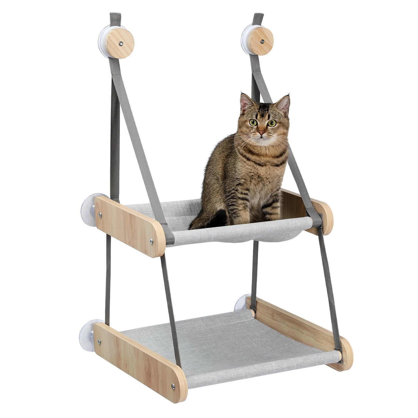 Luxury Cat Window Hammock – Double-Layer Perch Bed for Cats